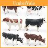 Farm Animal Pvc Model Set With Realistic Dairy Cow And Bull Figures For Kids Educational Play