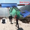 1600mAh 12V AKS Metal Detector Treasure Hunters Detecting Undergrounds Depth 100m Professional Scanner Search Finder Gold Detector