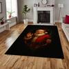 Santa Claus and Reindeer Christmas Carpet Santa Claus Christmas Carpet Retro Festival Fashionable Retro Christmas Non Slip Mat