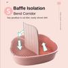 Cat Bedpans Hallway Cat Litter Box Super Large Fully Enclosed Spatter-Proof Litter Box Odor-Proof Litter Proof Baby Cat Toilet