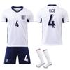 England Nr. 10 Bellingham Heimtrikot Nationalmannschaft 7 Saka 9 Kane Fußballtrikot