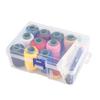 Portable Hand-Sewing Kit with Sturdy Needle and Thread Storage Box