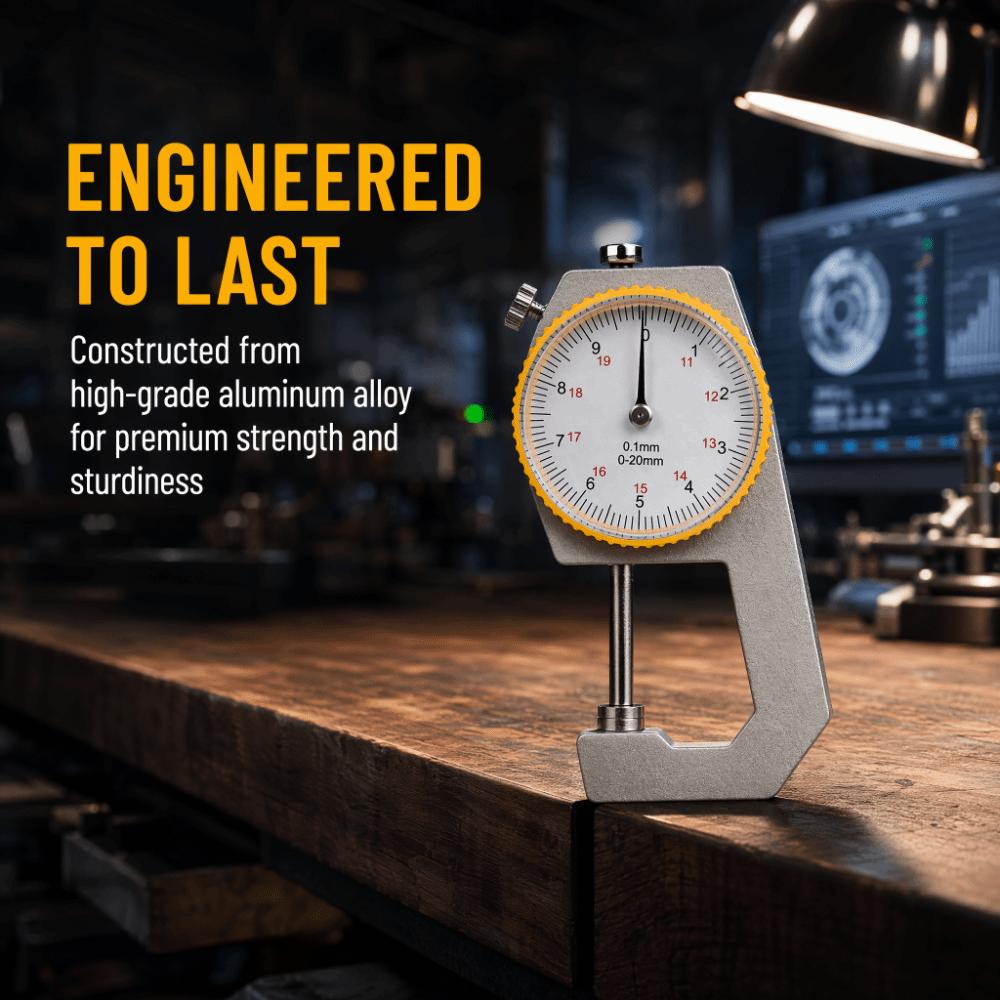 0-20mm Range Thickness Gauge Portable Design Metal Gauge Tool Thickness Measuring Tool  For Jewelry