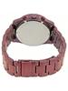 Brown Stainless Steel 3-Eye Multi-Function Week & Date Business & Leisure Quartz Watch Waterproof for Women ES4110
