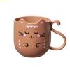 NEW Lovely Kitten Toothbrush Holder And Mouthwash Cup For Kids And Adults Toothbrush Cup Bathroom Cups