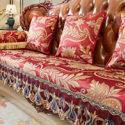 Luxus Jacquard kanapé huzatok Four Seasons Univerzális nappali kanapéhuzat Csúszásgátló csúszásgátló kanapé törölköző Európai lakberendezés