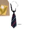 Children's Ladies Solid Color neck tie JK No-Hit Candy Cute Striped Flowers neck tie Small Tie Decorative College Style