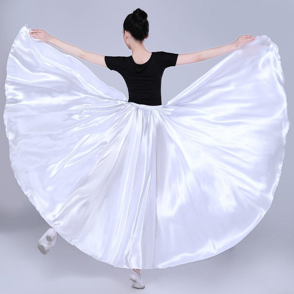 Carnival Spanish Flamenco Skirt Polyester Belly Dance Dress Fashion Paso Doble Dance Dress Women