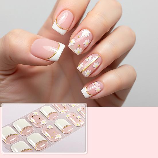 Tiras de Gel para Unhas com Lixa Fácil de Aplicar Remover Autocolante de Unha Decalque Mulheres Manicure em Casa Esmalte DIY Envoltório de Unha