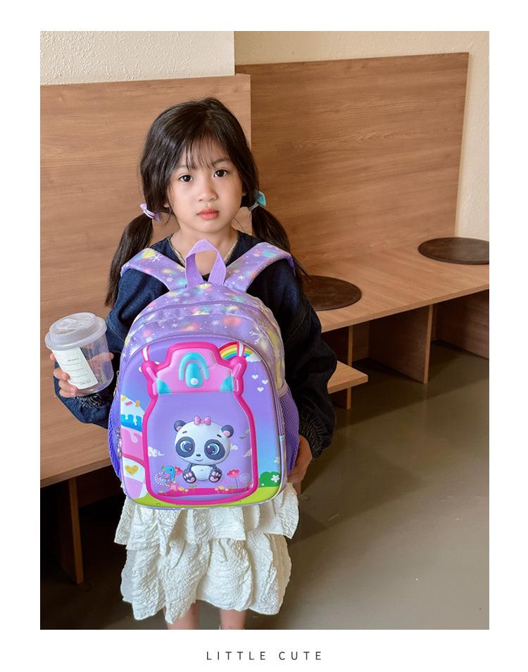 2025 Cartoon Kids' Backpack for Kindergarten & Elementary - Large Schoolbag for Boys & Girls