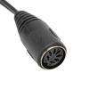 Flexible DIN 7 Pin Female to Dual RCA Male Cable Plug and Play RCA Audio Cable  Stereo Systems