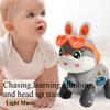 Cute and fun electric toys,crawling light and music,adorable rabbit baby toys, early education intelligence toys, baby toy gifts
