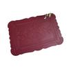 Placemat, Waterproof Heat Resistant Dinner Table Mats, Non-Slip Embossed Decorative Kitchen Placemat for Dining Table
