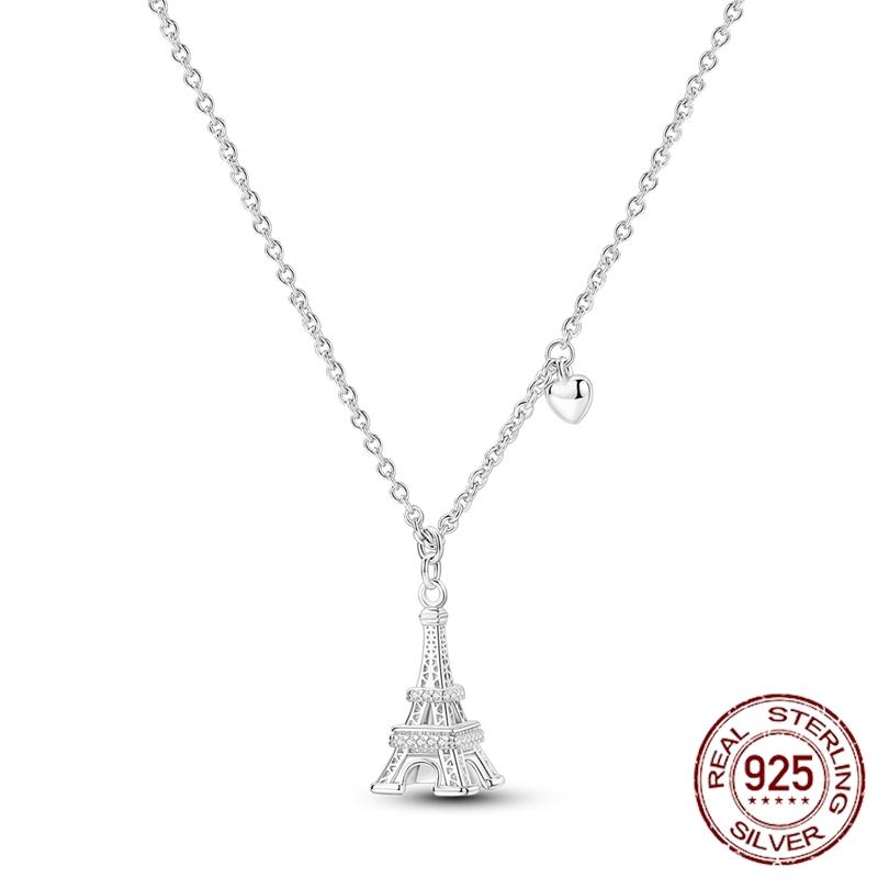 MULA Hote Heart Pendant Necklace 925 Silver Snake Neck Necklace Original Bracelet DIY Jewelry Fashion Luxury Women