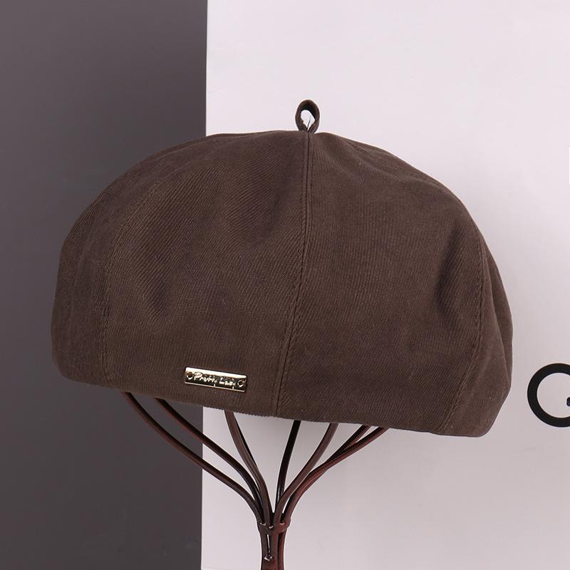 Spring face small beret children big head circumference versatile painter hat leisure student newsboy hat