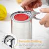 2 Pack Can Opener Manual, Safety Commercial Smooth Edge Can Opener, Heavy Duty Stainless Steel Hand Held Canned Open, Small Side Cut abrelatas,