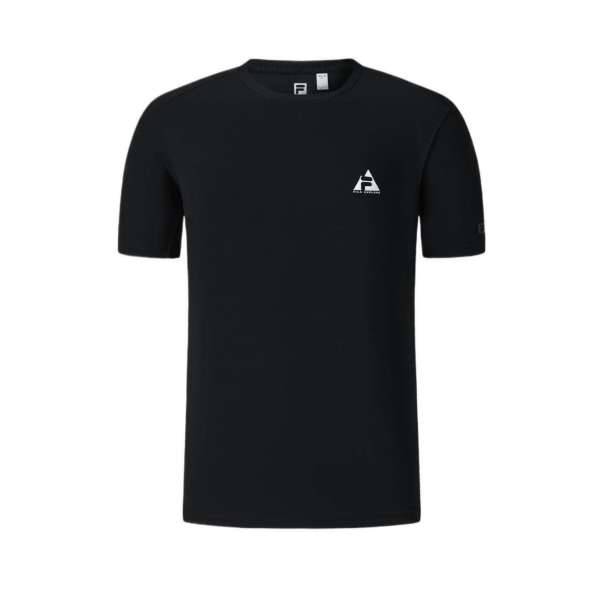 

Fila Исследуйте Модная Повседневная Универсальная Трендовая Футболка с Коротким Рукавом Мужские Топы A11M527113FBK M