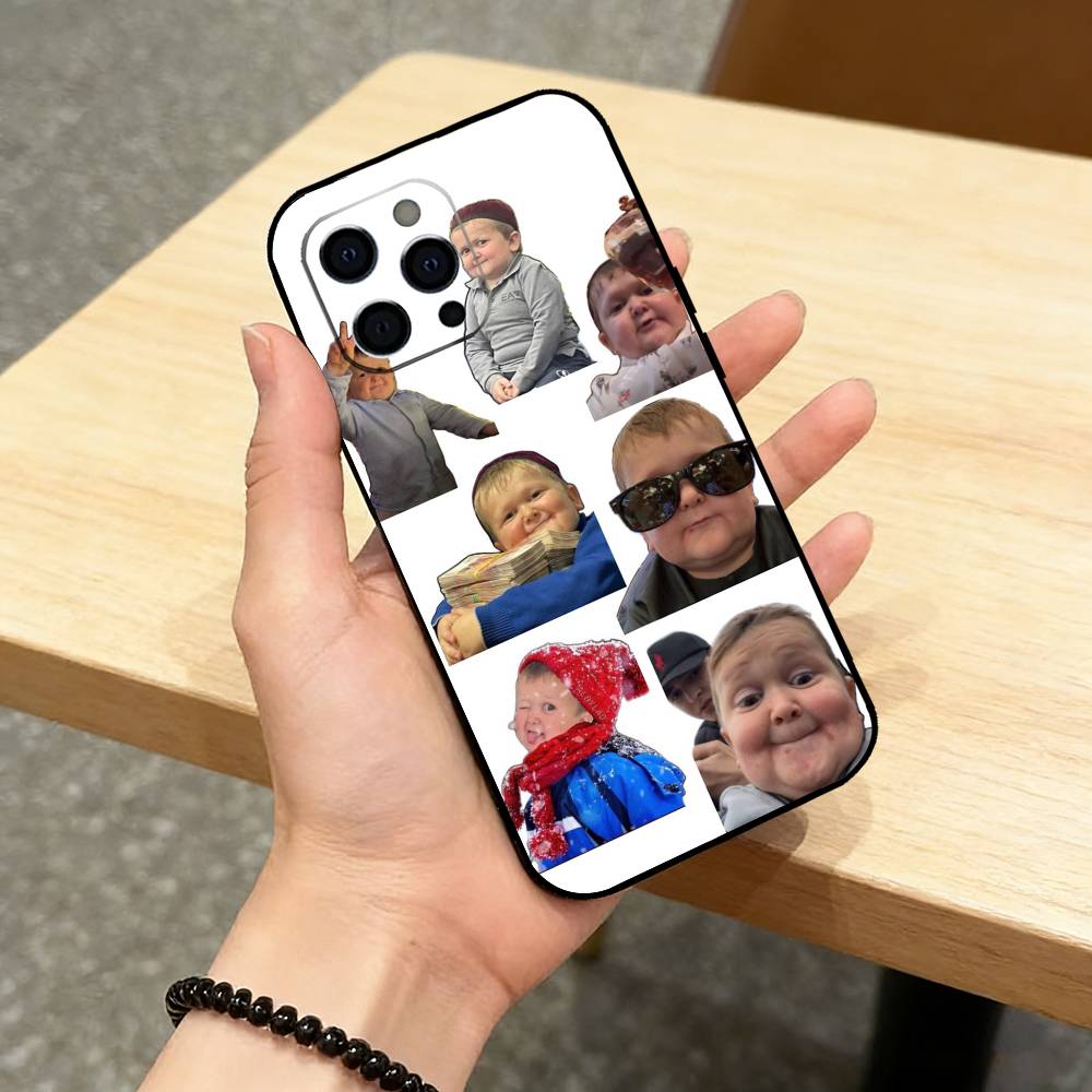 Funny Babaite Hasbulla Phone Case For iPhone 17,16,15,14,13,12,11 Plus,Pro Max,XS,Soft Silicone Black Cover