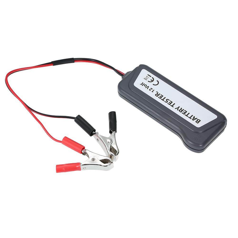 6 LED Display Digital Battery Alternator Tester Battery Tester Battery Level Monitor For Car Motorcycle Trucks 12V