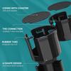 Car Cup Holder Expander, 2 In 1 Cup Holder Extender Adapter With Expandable Base, Fits Yeti, Hydroflask, Large Water Bottles 10-46 OZ