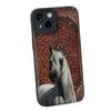 Patterned Horse Case for iPhone 13/14/15/16 Pro/17 Pro - Soft, Premium Fit