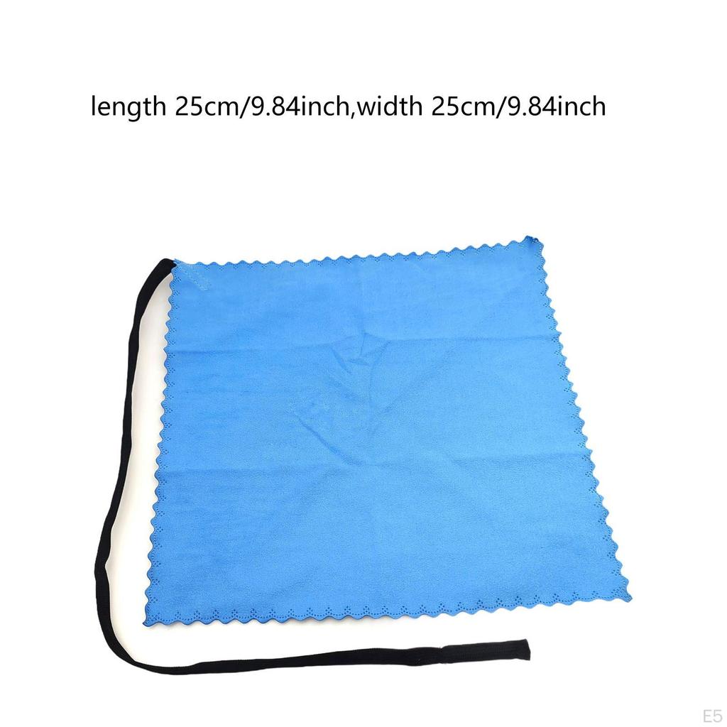 Clarinet Care Cloth Lightweight Accessory for Musical Instruments 25x25cm
