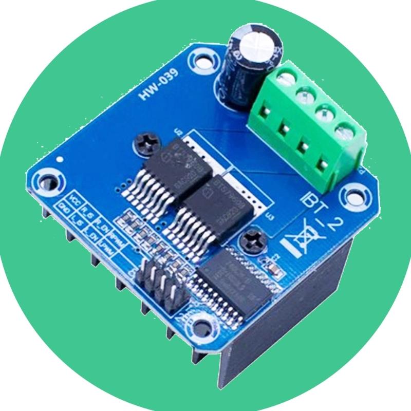 43A Current Capacity Motor Controls Module Builts In Thermals Protections and PWM Speed Regulation