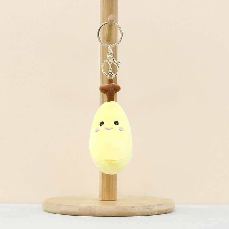 Eyecatching Banana Plush Keychain With Gentle Texture And Charming Design For Ages All