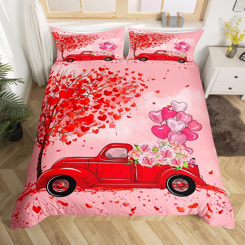 Nautical Anchor Three-Piece Quilt Cover 3D Digital Printing Bedding Set Geometric Striped Bed Cover