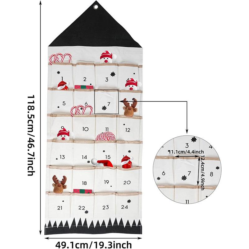 

24 Pockets Multi-Functional Wall Storage Bag Door-Hanging Storage Pouch Organizer Bag Interior Decoration Storage Bag for Kids