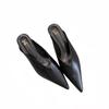 Pu Material Womens Elegant Pointed Toe Mid Heels For Office And Casual Outings