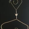 Chaîne de Corps en Diamant pour Femmes Chaîne de Cou Couronne en Strass Mode Européenne et Américaine Club de Nuit Chaîne de Poitrine Sexy