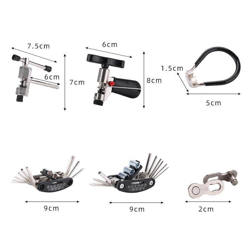 Bicycle Repair Tool, Mountain Bike Repair Three Headed Wrench, Multifunctional Hexagonal Y-shaped Tool