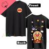 Cute Anpanman Cartoon Tee Unisex Double Sided Graphic TShirt for Men Women Kids Harajuku Style Oversized Cotton Top