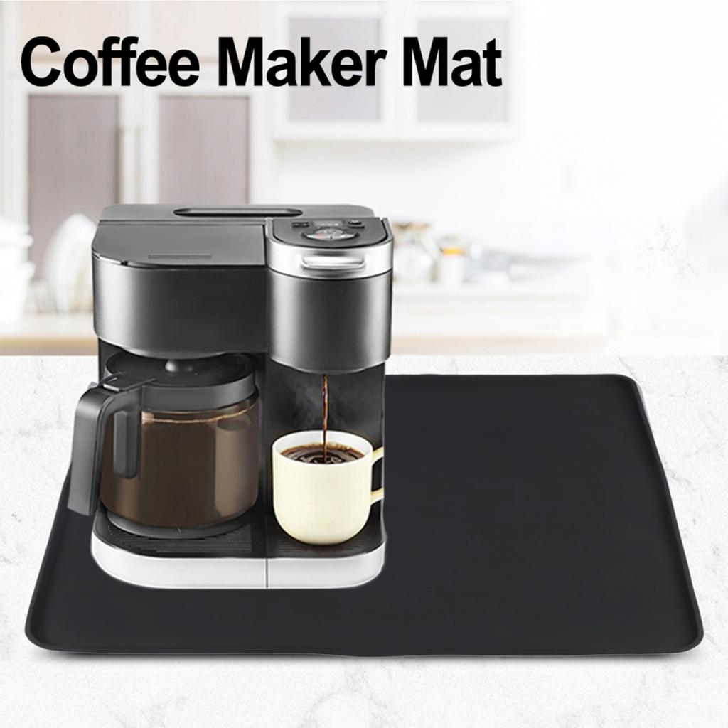 Non-Slip Mat Silicone Coffee Mat High Edge Design Odorless And Safe