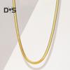 Women Necklace Snake Bone Chain No Pendant Two Color Available Women Dating Daily Wear Banquet Work Party Neck Jewelry Holiday Gift