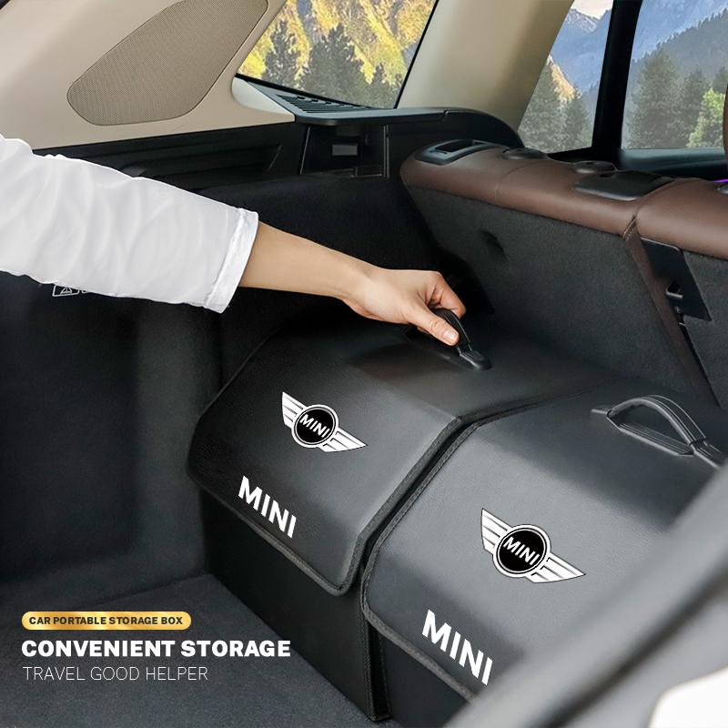 Auto-Emblem-Aufbewahrungsbox Faltbare Auto-Kofferraum-Organizer-Tasche Für MINI WORKS One Cooper JCW R60 R59 R58 R57 R56 R55 R53 R52 F55 F56.