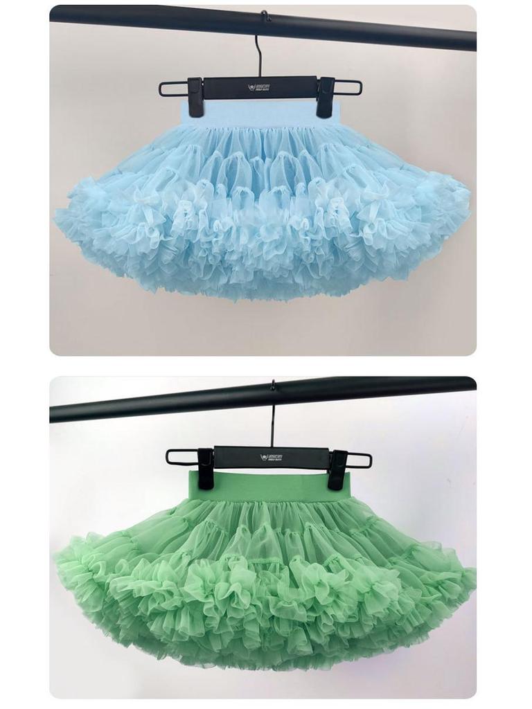 Girls' Autumn/Winter New Style Mesh Tutu Skirt
