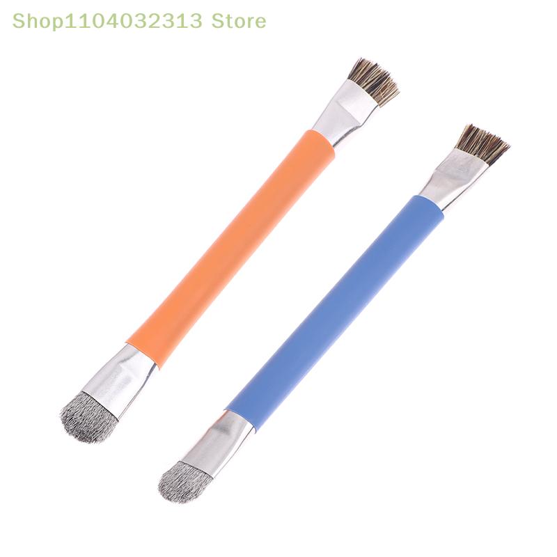 1/10Pcs Anti-Static ESD Double Headed Brush Hard Brushing Brush Anti-Static Safe Brush For Mobile Motherboard Repair Clean Tools