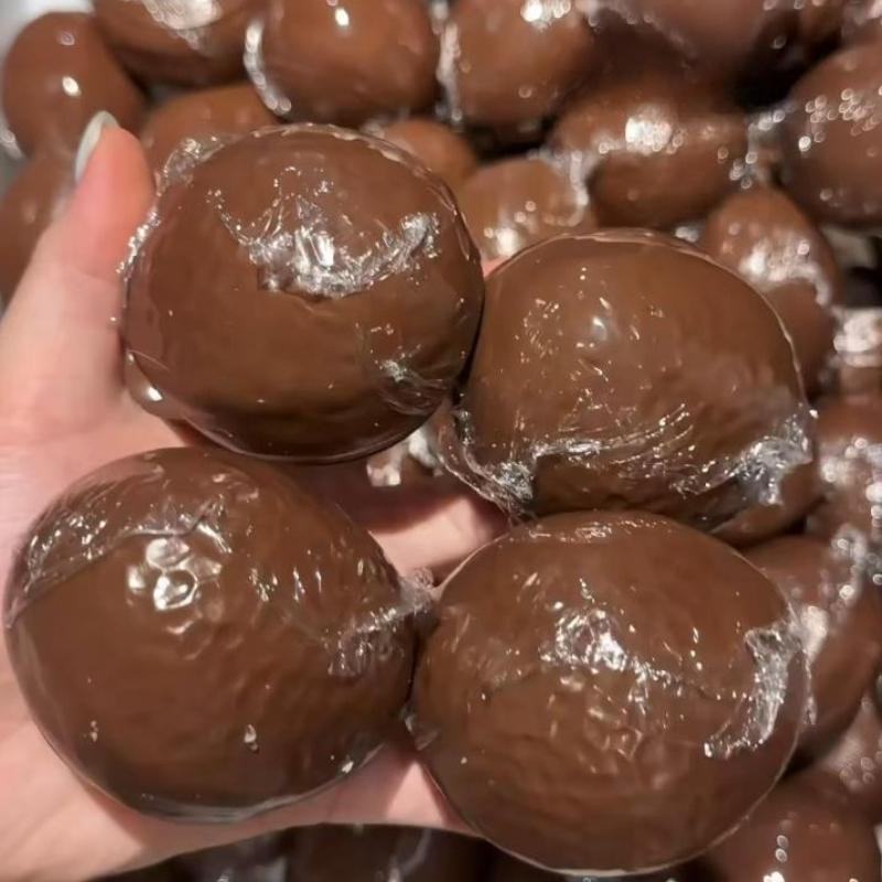 Chocolate Stress Ball Shapeable Non-Bounce Crunchy Squshiy Squeeze Ball Fidget Toy ASMR Sensory Anti-Stress Toys for Adults Gift