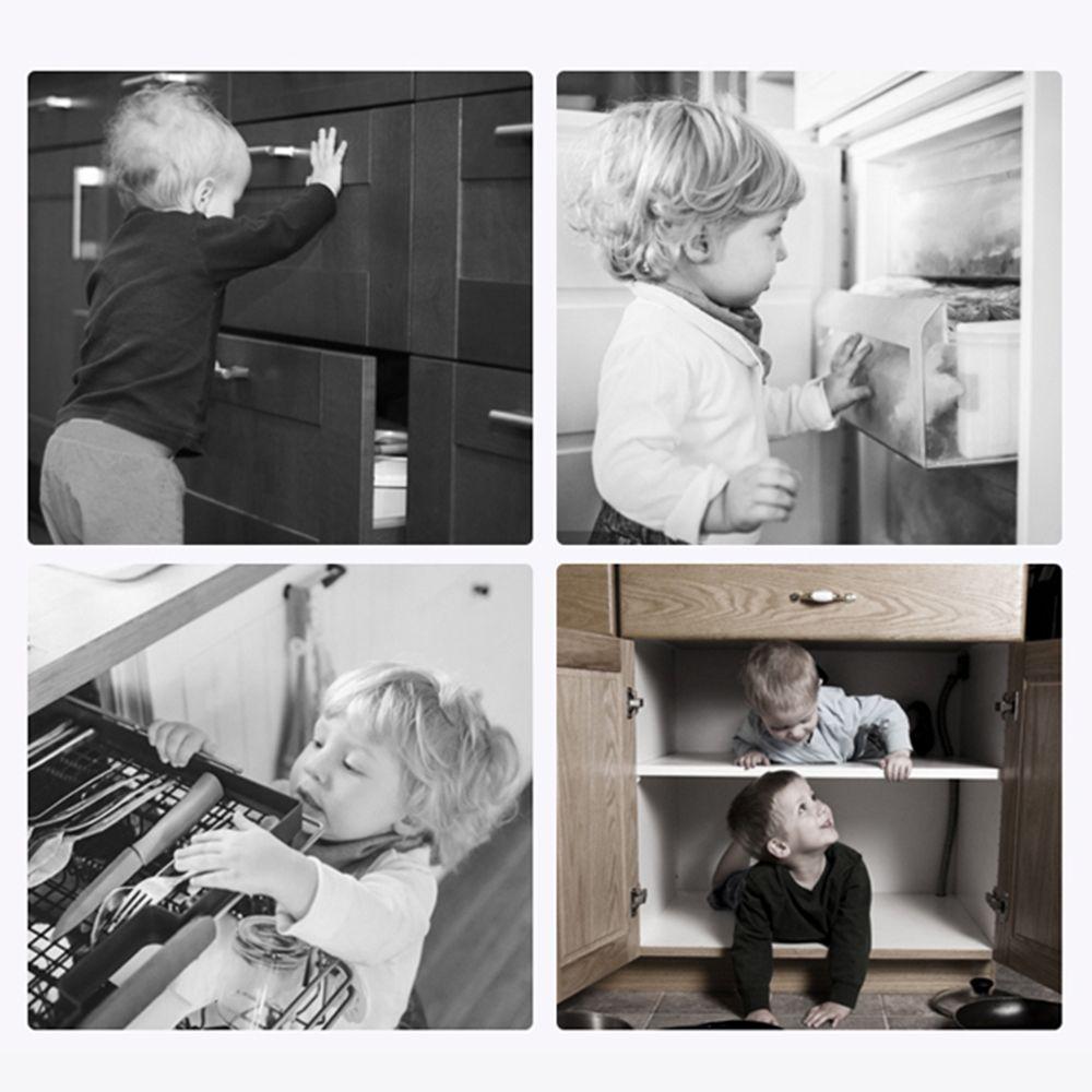 Storage Cabinet Door Lock Anti-Pinch Hand Door Lock Refrigerator Door Lock Baby Safety Lock