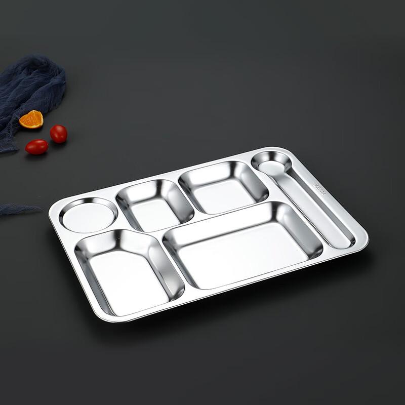 Stainless Steel Divided Lunch Tray