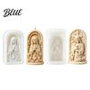 Easy Release Wax Silicone Making Candle Mold Jesus 3D Sculpture Molds Good Shepherd Virgin Religious