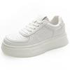 Genuine Leather Flat White Shoes Lightweight Soft Sole Casual Shoes Pop Shoes Devotion