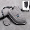 Car Key Case Cover Shell For BMW F20 F10 F20 F30 F80 X1 X3 X5 X6 X7 G20 G30 G01 G02 G05 G11 1 3 5 7 Series Leather Car Keychain
