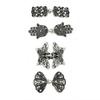 1 Pair New Blouse Shirt Lapel Collar Cardigan Clip Women Girls Vintage Shiny Crystal Pin Brooch Cape Cloak Clasp Fixing Clip