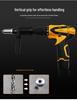 Black Electric Rivet Gun Adapter with Multi-Spec Nozzles