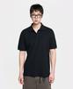 Emelbi Basic Comfortable Fit Collared T-Shirt Ny (Black)