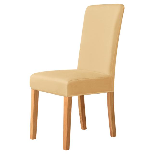 Waterproof Chair Cover Solid Colour Elastic Removable Chair Covers Protector Designed For Living Room Kitchen Area Wedding Dinner Home 11colors