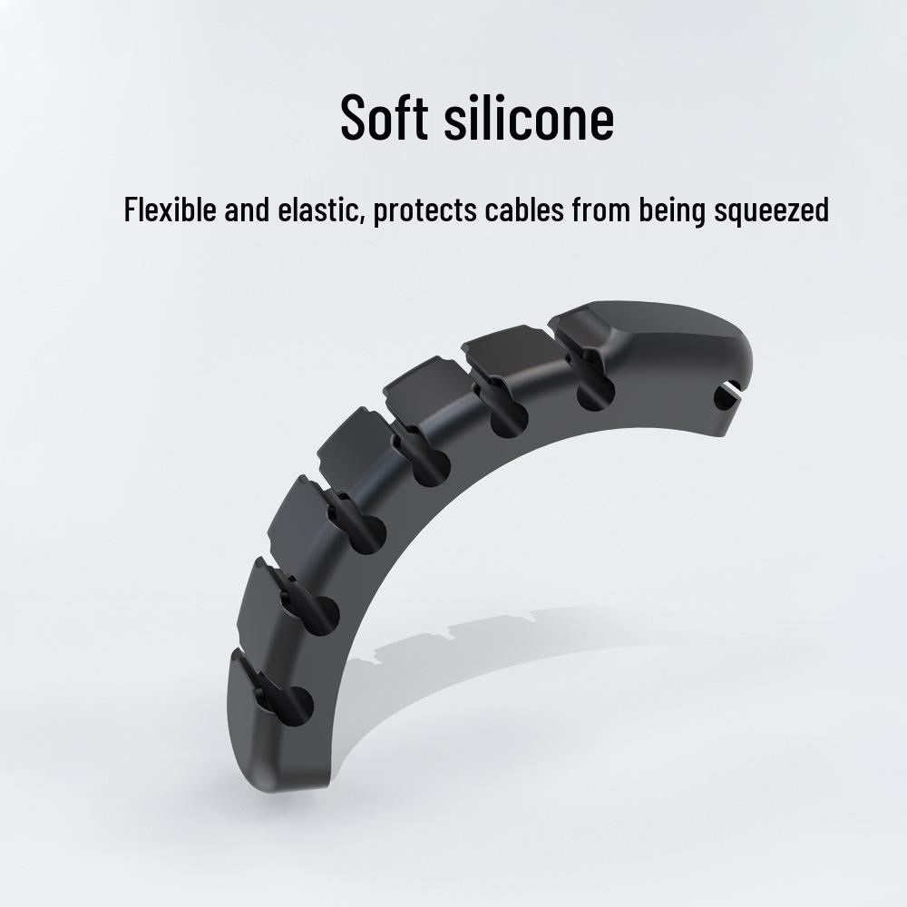 Silikon Cartoon Kabel Organizer - Selbstklebender Desktop Kabelclip Wickler